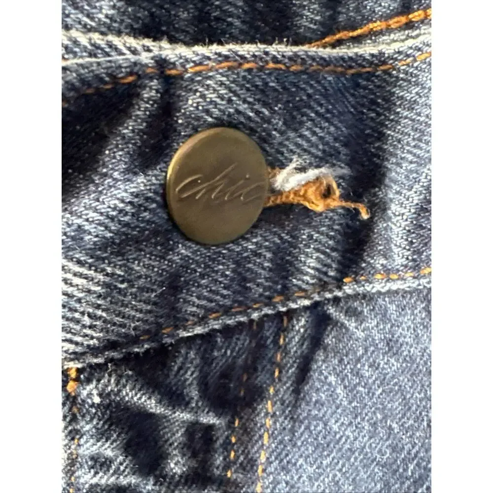 Vtg CHIC Jeans Women’s Size 22 Plus High Waist 90s Denim Mom Jeans Made In USA